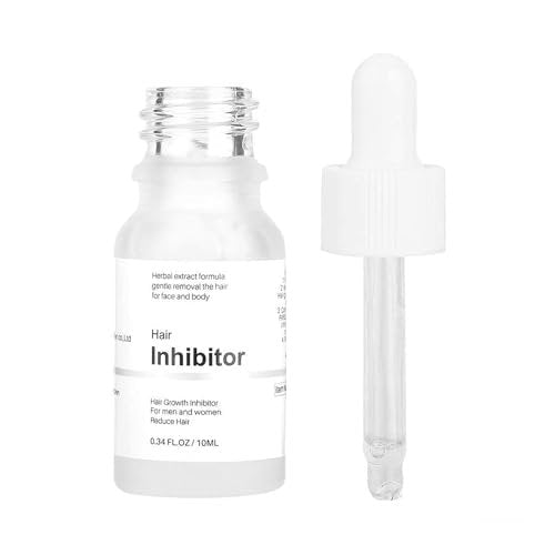 Mildes Haarwuchshemmer Serum, Feuchtigkeitsspendender Permanent Haarwuchshemmer mit natürlichen Pflanzenextrakten, Sanfte Beruhigung, Stoppt Haarwuchs für Gesicht/Arme/Beine/Bikini-Zone, Lotion, Unisex