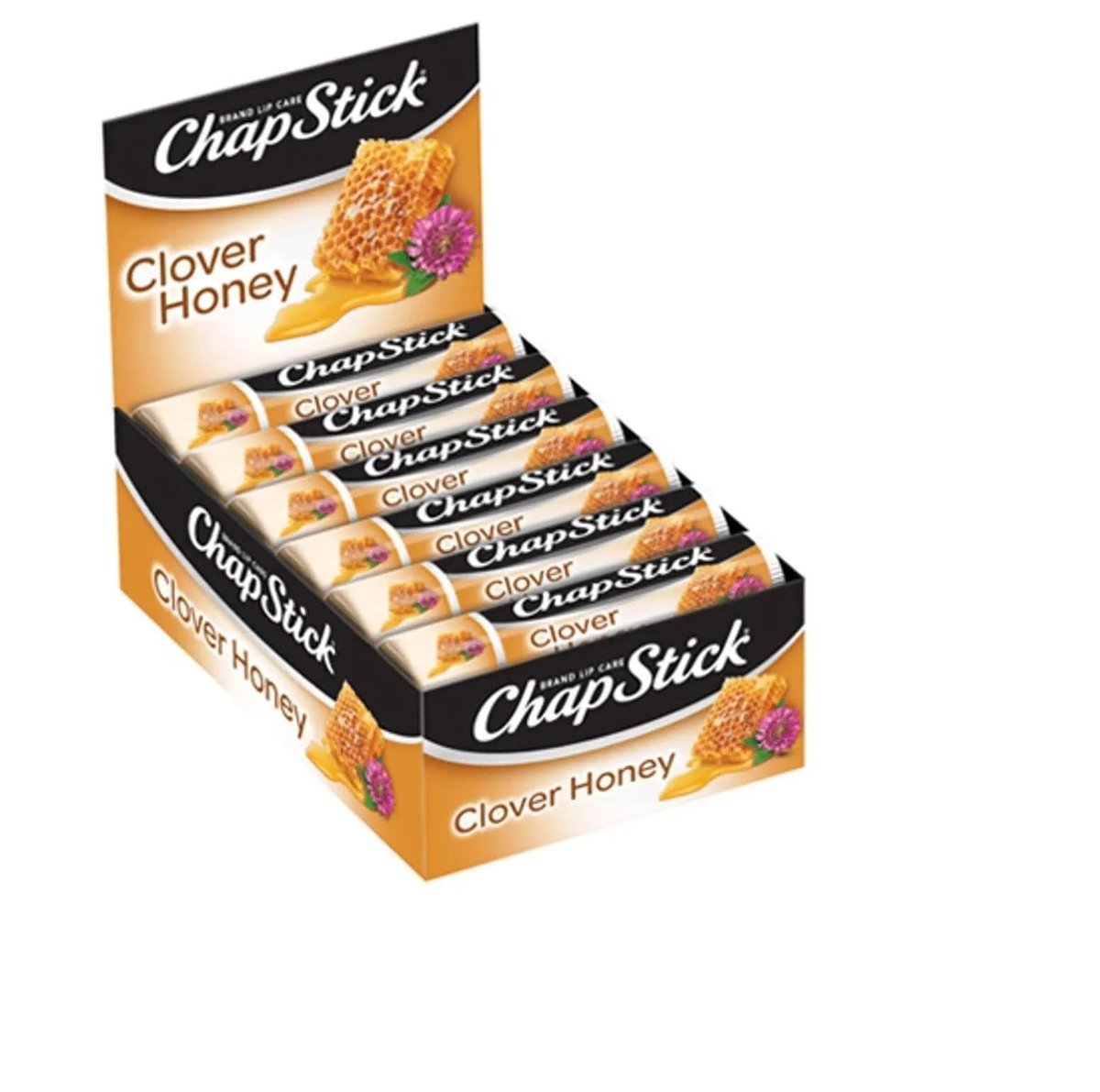 ChapStick Lippenbalsam, Clover Honig, 12er-Pack Limited Edition Bulk Lippenpflege, süß & aromatisch, 0,15 Oz pro Stück