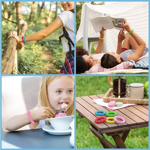 BuggyBands 25er-Pack Mückenarmbänder für Erwachsene & Kinder – Natürliche DEET-freie Bänder, einzeln verpackt