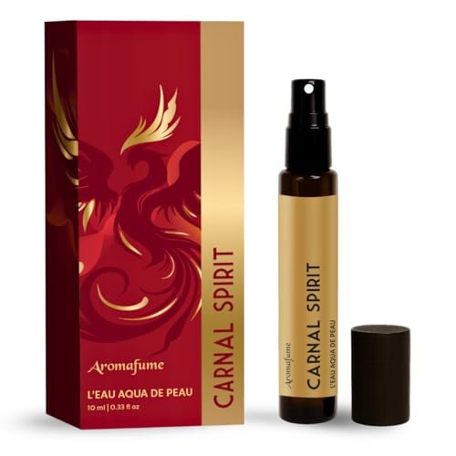 Carnal Spirit | 10ml Reisegröße Parfüm | Warm, Würzig, Woody | Vanille, Muskat, Patchouli, Amber | Alkoholfrei, Sauber | Eau de Parfum | Luxuriöser Duft | Langanhaltend | Aromafume