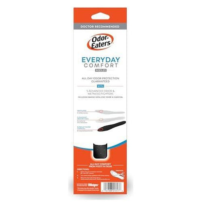 Odor-Eaters Everyday Comfort Einlegesohlen – 3 Paar, atmungsaktiv & geruchsneutralisierend