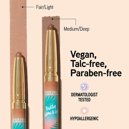 Butter Glow & Go™ Contour Stick – Fair/Light – Natürliche Konturierung für einen strahlenden Teint