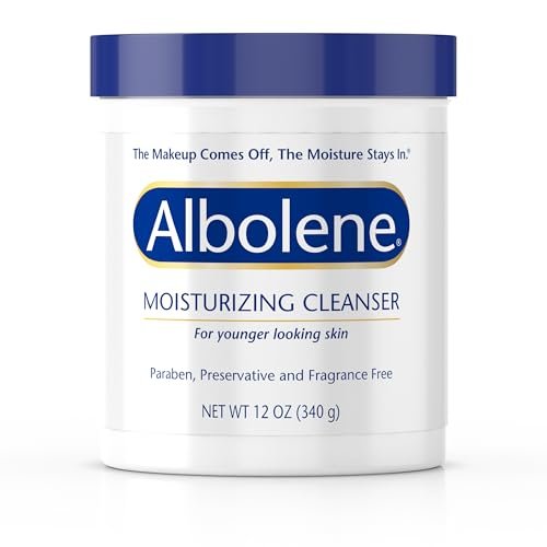 Albolene Feuchtigkeitsspendender Reiniger & Make-up-Entferner-Balsam – Duftfreie Gesichtscreme für Reinigung & Feuchtigkeit – Mehrzweck-Hautpflege für alle Hauttypen – Ohne aggressive Chemikalien – 340 g