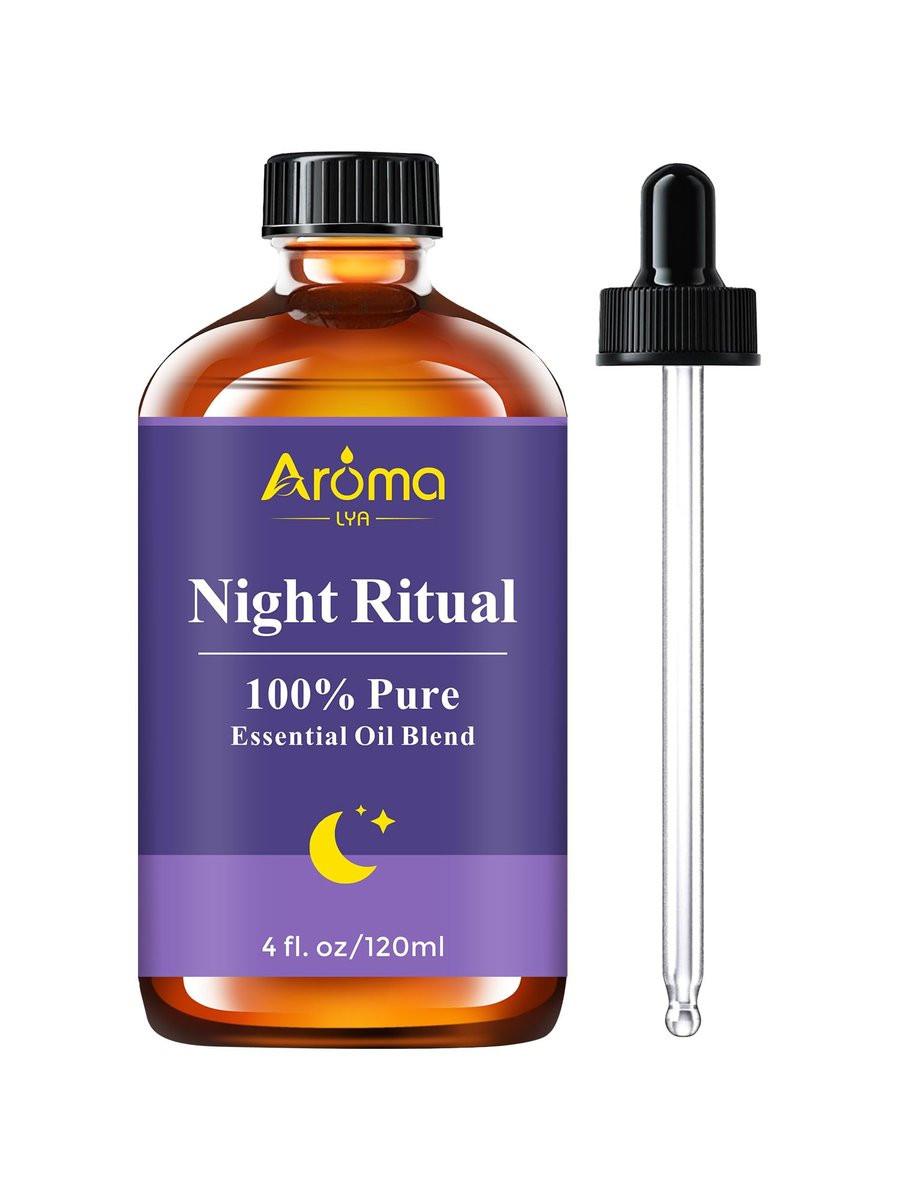 Night Ritual – 100% reine ätherische Ölmischung für die abendliche Routine, Diffuser-Öle für Zuhause, 4 Fl Oz