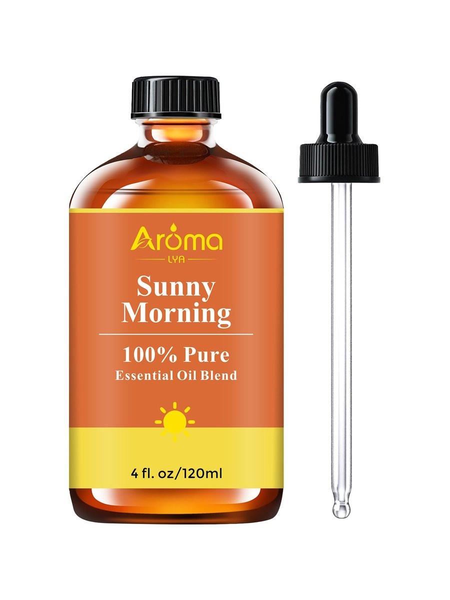 Sunny Morning – 100 % reine ätherische Ölmischung, zitrusfrischer Duft für Diffuser, 118 ml