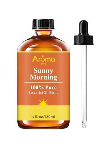 Sunny Morning – 100 % reine ätherische Ölmischung, zitrusfrischer Duft für Diffuser, 118 ml