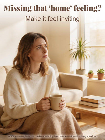Cozy Home – 100 % reine ätherische Ölmischung mit warmem Holzduft – schafft eine einladende, entspannte und belebte Atmosphäre – nie schläfrig