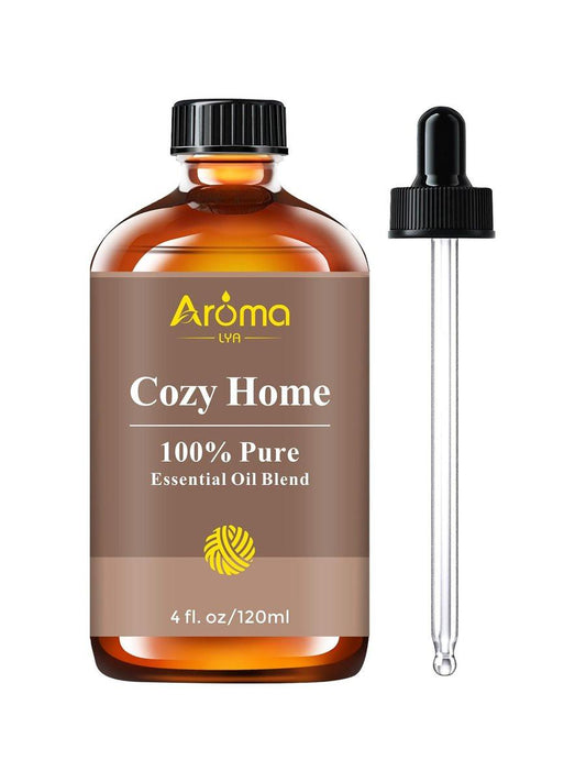Cozy Home – 100 % reine ätherische Ölmischung mit warmem Holzduft – schafft eine einladende, entspannte und belebte Atmosphäre – nie schläfrig
