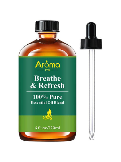 Breathe & Refresh – 100 % reine ätherische Ölmischung mit kühl-frischem Duft für Diffuser | AromaLYA