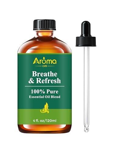Breathe & Refresh – 100 % reine ätherische Ölmischung mit kühl-frischem Duft für Diffuser | AromaLYA