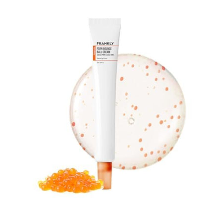 FRANKLY Salmon PDRN Bounce Ball Cream – 99% reiner Lachseiweiß-Feuchtigkeitscreme für Hautreparatur & Glow | Post-Mikroneedling Erholung & Barrierereparatur | Leichte Gel-Creme | Koreanische Hautpflege | 50 ml