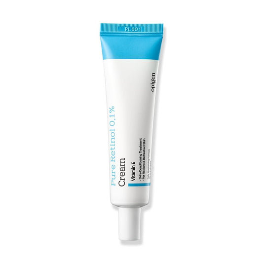 Pure Retinol 0,1% Creme mit Panthenol & Vitamin E Anti-Aging Feuchtigkeitscreme | Verbessert Hauttextur & feine Linien 30 ml Koreanische Hautpflege