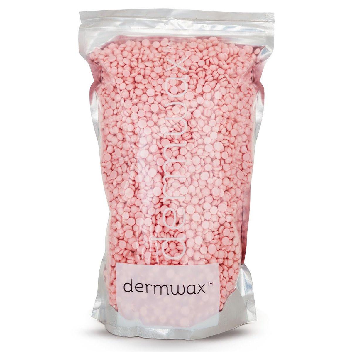 Dermwax Pink Chiffon Hartwachsperlen – Cremige Profi-Hartwachsperlen mit zartem Pink-Finish – Ideal für Brazilian Waxing – Schnell trocknend & geschmeidig – Für alle Haut- und Haartypen