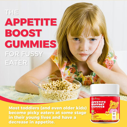 Nature's Key Appetite Booster Gummies für Kinder – Förderung des Essverlangens & gesundes Gewicht, 60er Pack