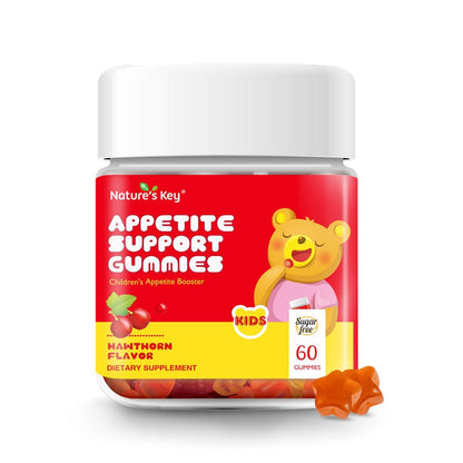 Nature's Key Appetite Booster Gummies für Kinder – Förderung des Essverlangens & gesundes Gewicht, 60er Pack
