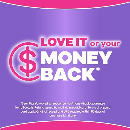 Always Discreet Inkontinenz-Einlagen für Frauen, Maximal Saugfähig, Reguläre Länge, Wochenbett-Einlagen, bis zu 100% Blasenschutz, 48 Stück