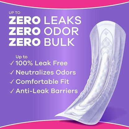 Always Discreet Inkontinenz-Pads für Damen, Maximale Saugfähigkeit, Lange Länge, Wochenbett-Einlagen, bis zu 100% Blasenschutz, 20 Stück
