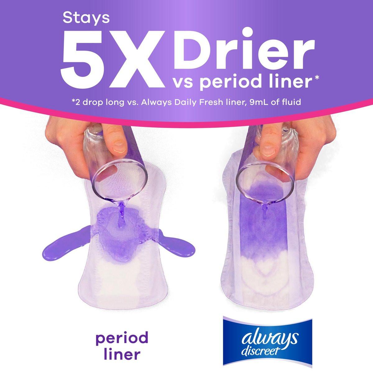 Always Discreet Inkontinenz-Slipeinlagen für Frauen bei Blasenschwäche, Größe 2, sehr leichte Saugstärke, bis zu 100% Blasenschutz, 69 Stück