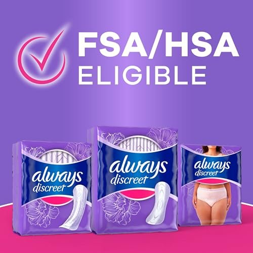 Always Discreet Inkontinenz Slipeinlagen für Blasenschwäche, Größe 2, sehr leichte Saugstärke, 120 Stück