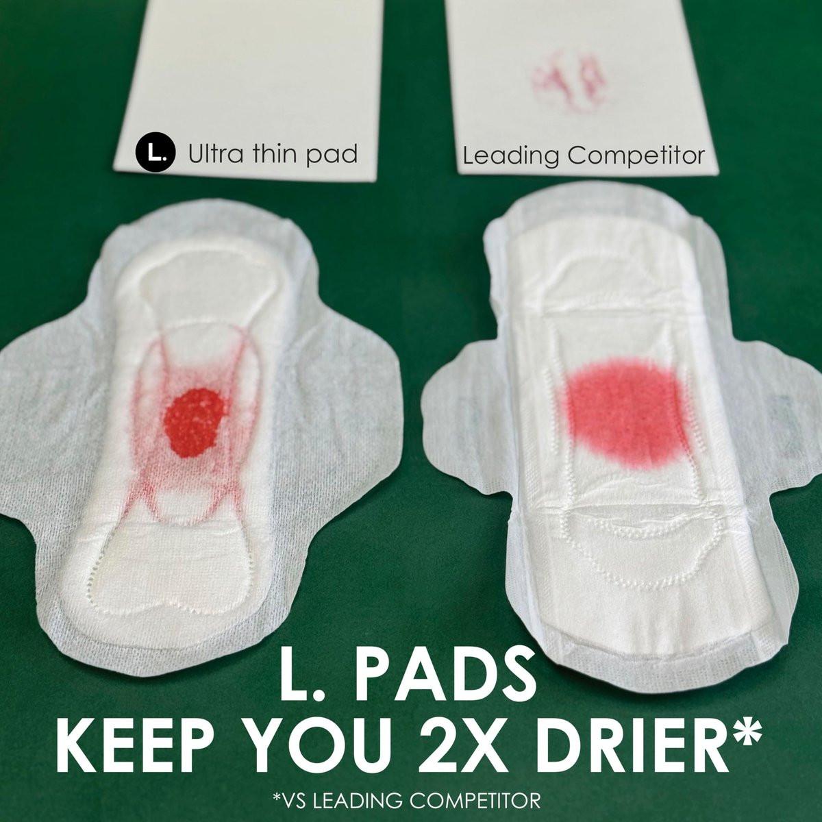 Ultra dünne Damenbinden für Frauen, Bio-Baumwoll-Oberlage, extra lange Nacht-Saugfähigkeit, Menstruationsbinden mit Flügeln, ohne synthetische Pestizide und Duftstoffe, 20 Stück