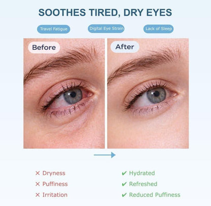 Tacit Refresh Kräuter-Dampf-Augenmaske – Wärme-Augenmaske gegen trockene Augen & Augenermüdung, warme Kompresse zur Entspannung, natürliches botanisches Aroma, 10 Stück