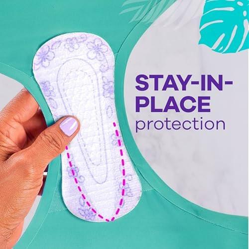Always Daily Protect Multi-Style Einlagen, reguläre Länge, unparfümierte Slipeinlagen, bis zu 100% geruchsfrei und ohne Duftstoffe, Cleanguard Quilted Kern absorbiert Feuchtigkeit und Gerüche, 108 Stück