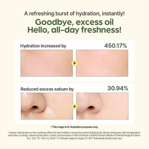 I’m From Mugwort Fluid Cream – Leichte, beruhigende Feuchtigkeitscreme für empfindliche Haut, vegane Koreanische Hautpflege 50 ml