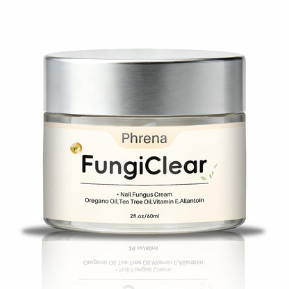 Phrena Nagelpflegecreme – Natürliche Nagelreparatur mit Teebaumöl, Oreganoöl, Vitamin E & Allantoin, 60 ml