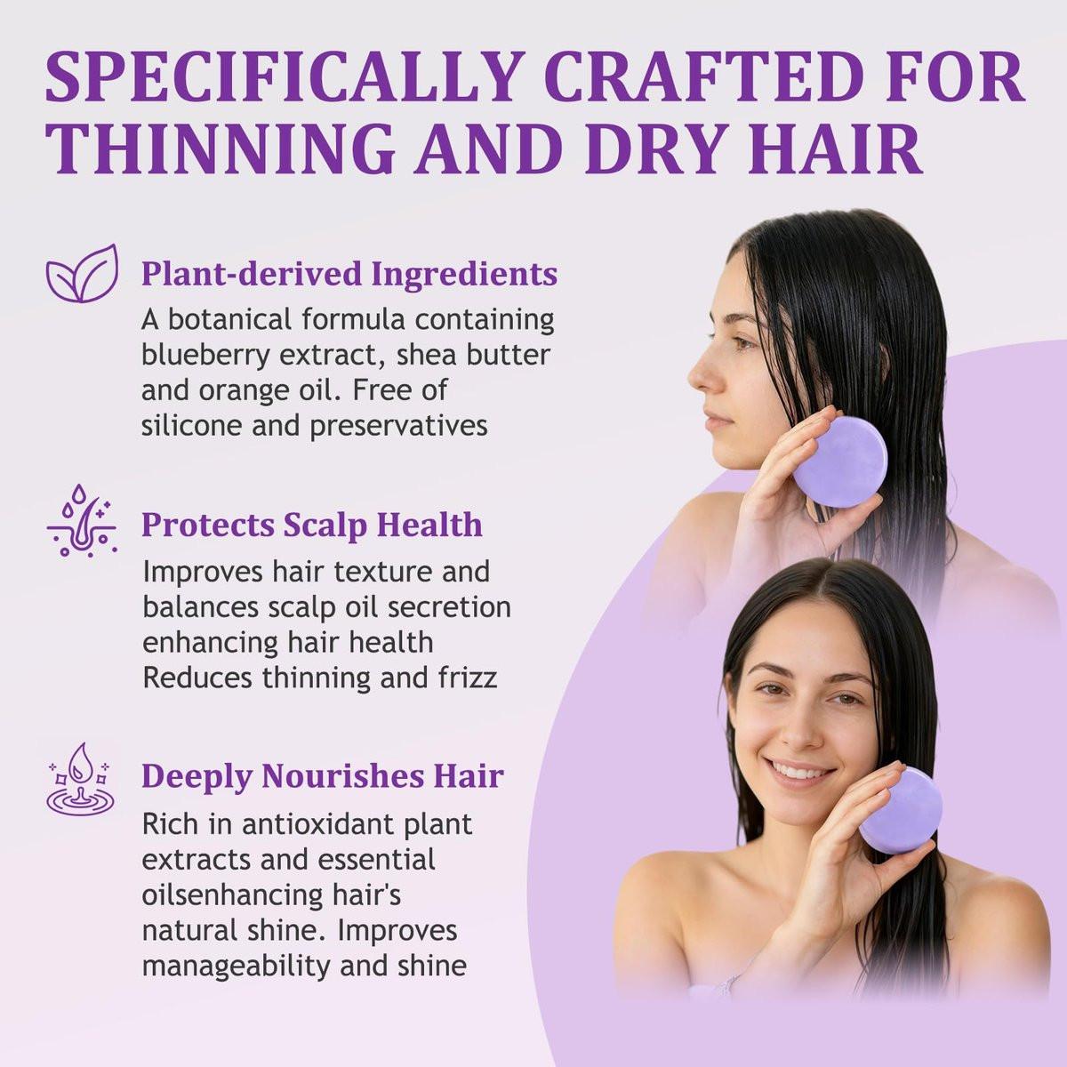 Blueberry Fields Shampoo & Conditioner Bundle – Natürliche Pflege für dünner werdendes und trockenes Haar