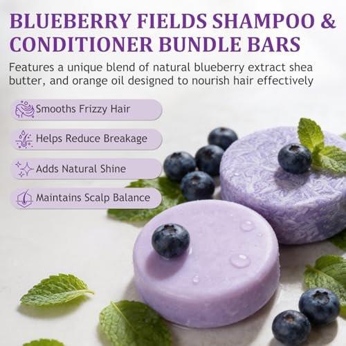 Blueberry Fields Shampoo & Conditioner Bundle – Natürliche Pflege für dünner werdendes und trockenes Haar