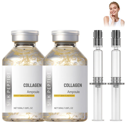 2er-Pack Peptid-Lifting-Ampulle, Kollagen-Peptid-Lifting-Serum, glättendes Anti-Aging-Serum für Gesichtsstraffung, Lifting, Glättung, Feuchtigkeitsversorgung, 100 ml
