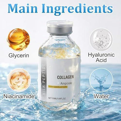 2er-Pack Peptide Lifting Ampulle – Kollagen-Peptid Intensiv-Lifting-Serum, Anti-Aging-Serum, glättet Falten, verbessert Elastizität, spendet Feuchtigkeit, strafft und liftet