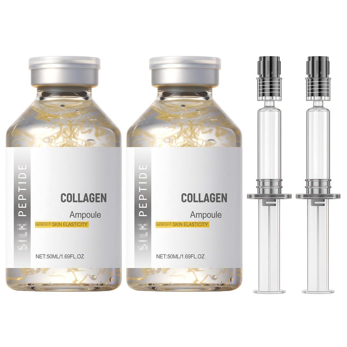 2er-Pack Peptide Lifting Ampulle – Kollagen-Peptid Intensiv-Lifting-Serum, Anti-Aging-Serum, glättet Falten, verbessert Elastizität, spendet Feuchtigkeit, strafft und liftet