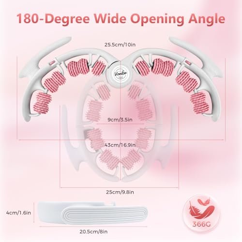 VOMLOR Cellulite Massage Roller – Lymphdrainage-Tool für Tiefengewebe-Faszienmassage – Muskelroller für Beine & Po, Anti-Cellulite-Massagegerät für Körperkonturierung und Hautglättung