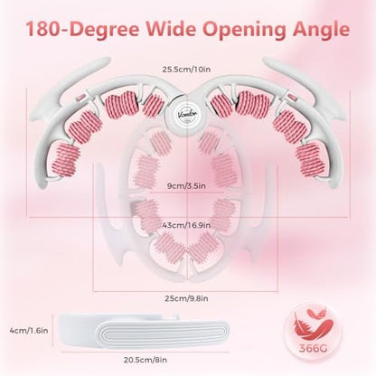 VOMLOR Cellulite Massage Roller – Lymphdrainage-Tool für Tiefengewebe-Faszienmassage – Muskelroller für Beine & Po, Anti-Cellulite-Massagegerät für Körperkonturierung und Hautglättung