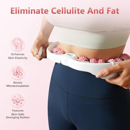 VOMLOR Cellulite Massage Roller – Lymphdrainage-Tool für Tiefengewebe-Faszienmassage – Muskelroller für Beine & Po, Anti-Cellulite-Massagegerät für Körperkonturierung und Hautglättung