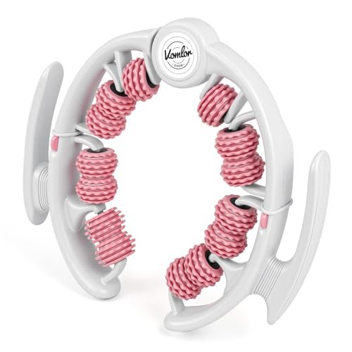 VOMLOR Cellulite Massage Roller – Lymphdrainage-Tool für Tiefengewebe-Faszienmassage – Muskelroller für Beine & Po, Anti-Cellulite-Massagegerät für Körperkonturierung und Hautglättung
