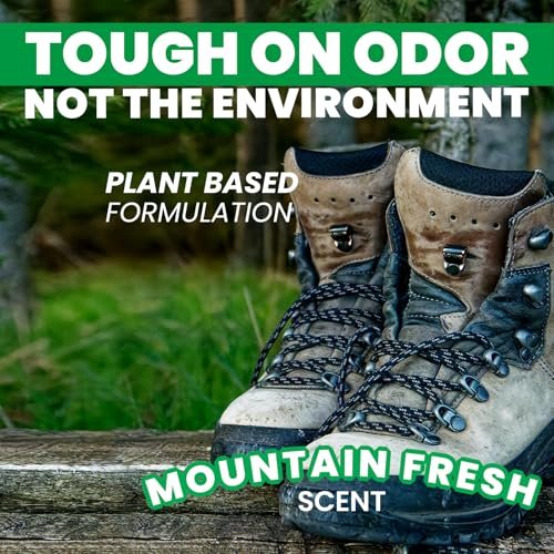 Uncle Todd's Odor Stomp Schuh-Deodorant 2er-Pack Mountain Fresh – Bewährter & kraftvoller Enzym-Schuhspray zur Geruchsbeseitigung in allen Schuhen