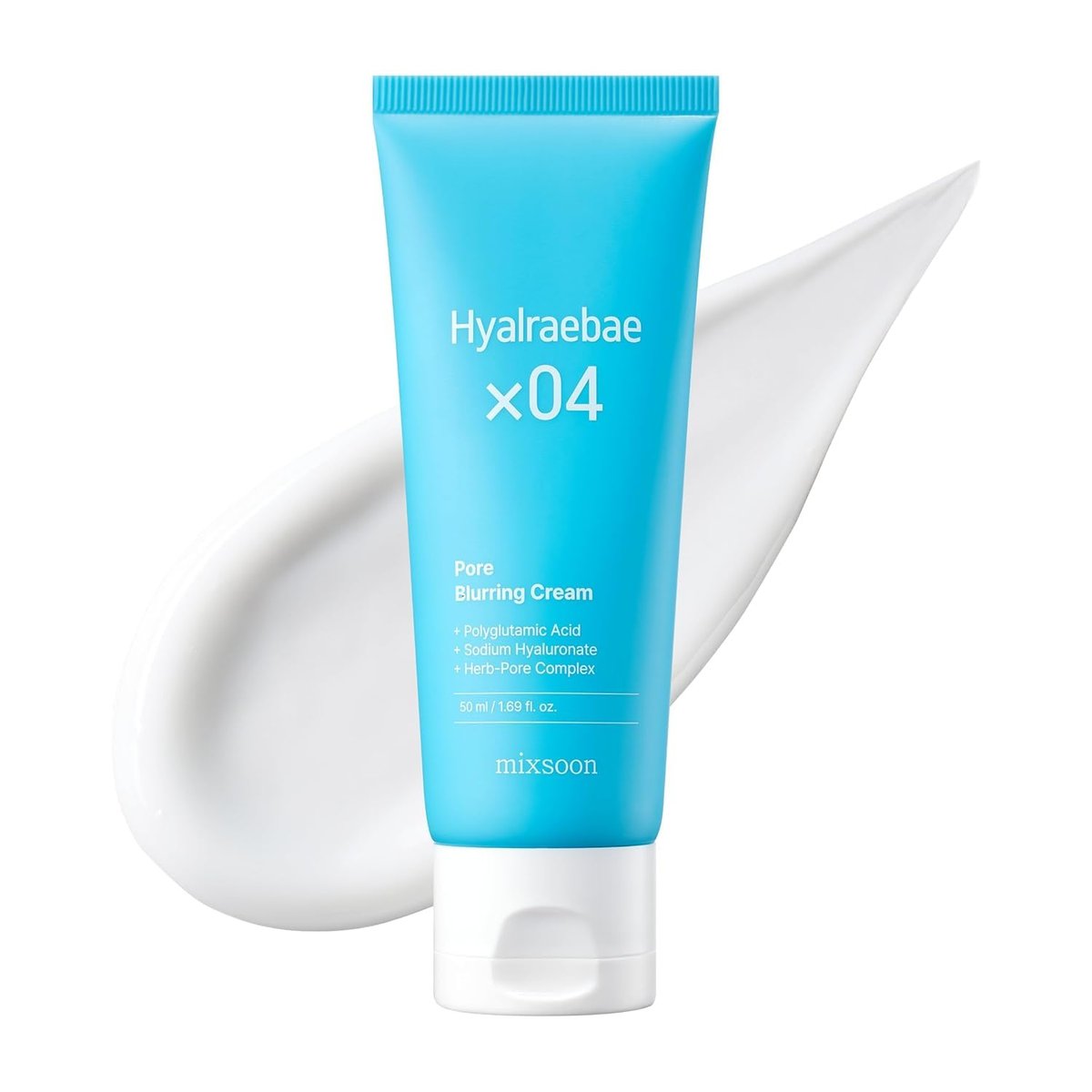 mixsoon Hyalraebae Poren-Verschlusscreme – Feuchtigkeitsspendend, Porenverfeinernd, Glatte Textur, Leichte Gesichtsfeuchtigkeitscreme für Make-up-Vorbereitung, 50 ml / 1,69 fl.oz. Koreanische Glas-Hautpflege