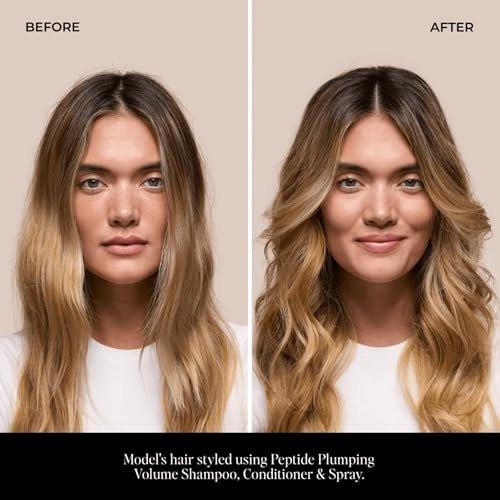 LolaVie Peptide Plumping Volume Spray – 5x mehr Volumen – Hitzeschutz bis 450°C – Feuchtigkeitsspendend & geschmeidig – Für alle Haartypen – 150 ml