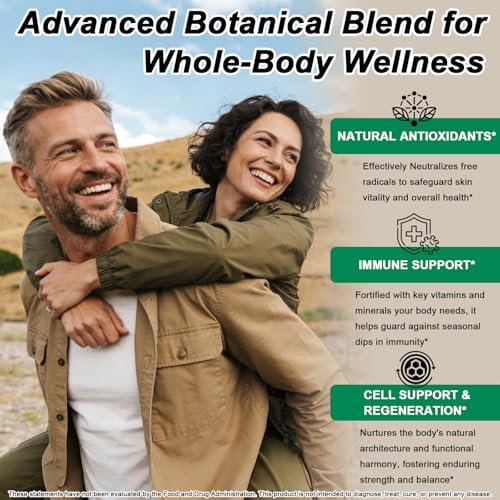 Soursop Bitters Liquid 10-in-1 Kräutertropfen mit Seemoos, Ashwagandha, Schwarzkümmelöl, Moringa & Oregano – Immununterstützung, Darmgesundheit, Zellregeneration & Antioxidantien – Non-GMO, 60 ml