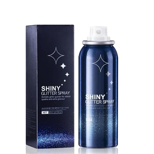 Body Glitter Spray – Perfekter Glitzer-Spray für Haare, Körper und Kleidung für Festival, Bühne und Party-Make-up