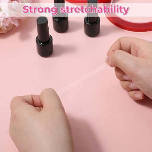 10er-Pack Nagelband für Nagelkunst, doppelseitiges Nagelband mit starkem Klebstoff, Nagelkunstbänder für Maniküre-Aufbewahrung und Präsentation