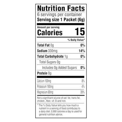 Kool-Aid Hydration Electrolyte Pulvergetränk, 6 Portionsbeutel für unterwegs, erfrischende Hydration, Blaubeer-Zitronen-Geschmack, Null Zucker, ohne künstliche Farbstoffe, 1,32 oz Box