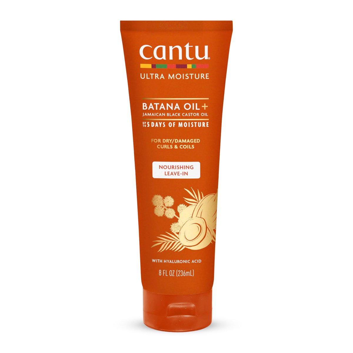Cantu Ultra Moisture Nourishing Leave-In Conditioner mit Batana-Öl + Jamaican Black Castor Oil, 237 ml