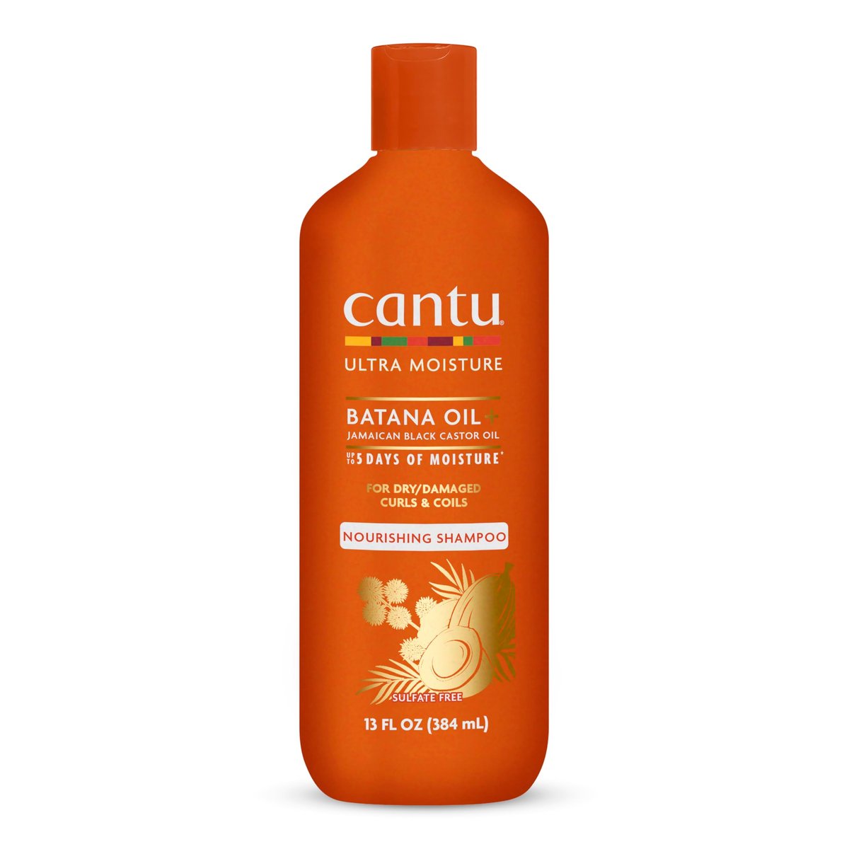 Cantu Ultra Moisture Nourishing Shampoo mit Batana-Öl + Jamaican Black Castor Oil, 13 fl oz