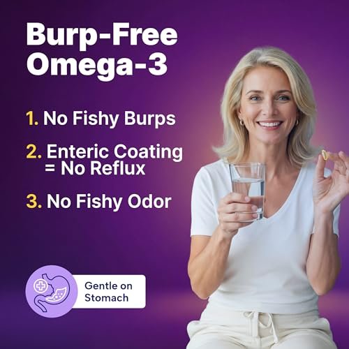 InnovixLabs Triple Strength Omega 3 Supplement – Burpless Fischöl für Frauen und Männer – 900 mg EPA & DHA – Unterstützung für Gehirn & Gelenke – Ausgezeichnet & drittanbietergetestet – 30 Softgels