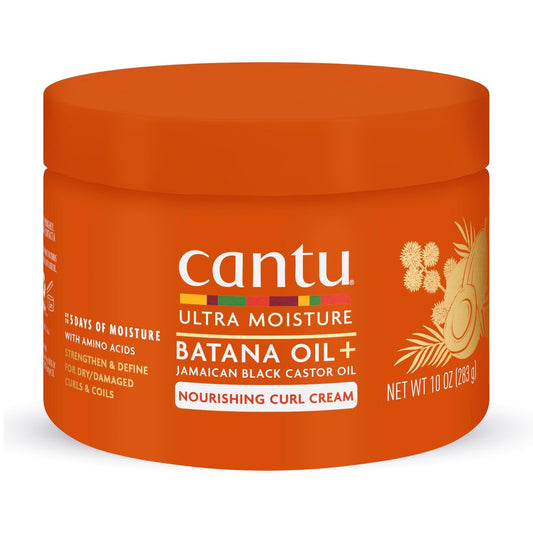 Cantu Ultra Moisture Nourishing Curling Cream mit Batana-Öl + Jamaican Black Castor Oil, 283 g