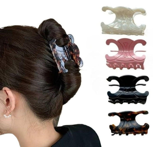 Haarclip für Damen, mittelgroße Acetat-Haarspange, sicherer Halt, perfekte Hochsteckfrisuren