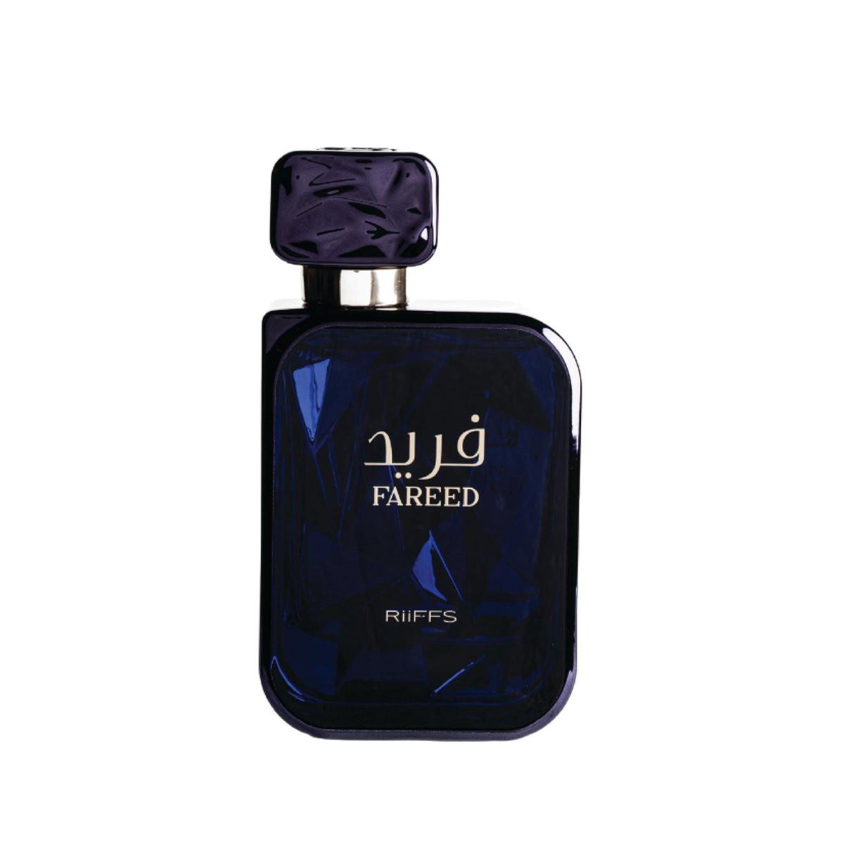 RiiFFS PARFUMS Fareed Eau de Parfum für Herren – Lang anhaltender, frischer, würziger Duft mit Gurke, Kardamom & Amber – Luxuriöses arabisches Parfüm 100ml